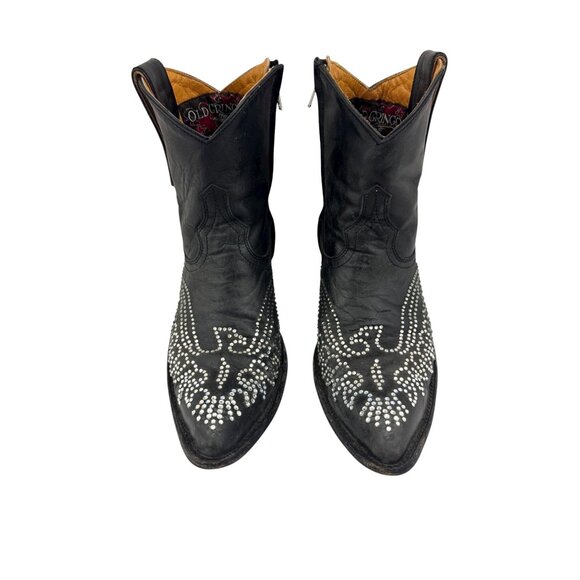 Size‎ 8 Old Gringo Eagle Swarovski Crystals Snip Toe Ankle Cowboy Cowgirl Boots - Picture 4 of 14